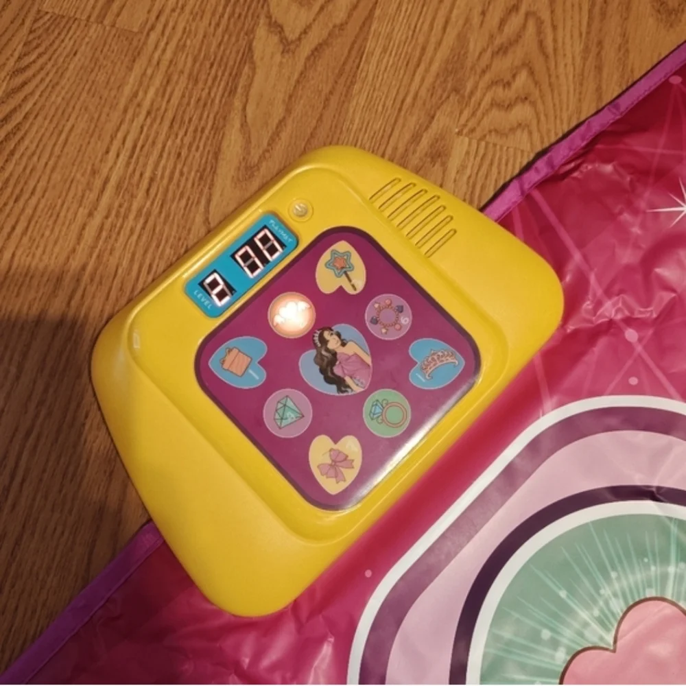 Princess Dancing Challenge Playmat - LED Musical Dance Pad for Kids